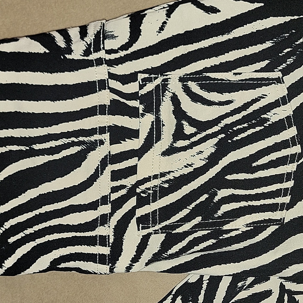 Haver & Blair London Zebra Print Pull-On Pants Size Medium EUC - Picture 2 of 13